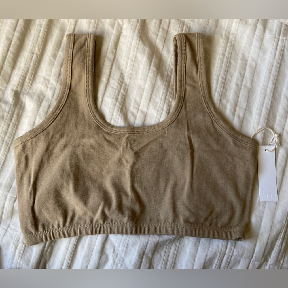 Arq “taupe” full coverage bra